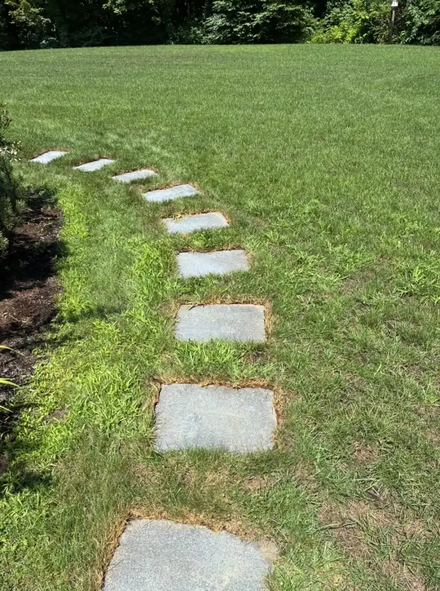 After Irrigation Rust Stain Removal in Worcester County, MA — Pro Pressure Washing